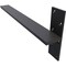 Ekena Millwork 2 1/2"W x 22"D Floating Steel Heavy Duty Wall Mount, Powder Coated Black BKTM02X22FWPBL - alternate 8